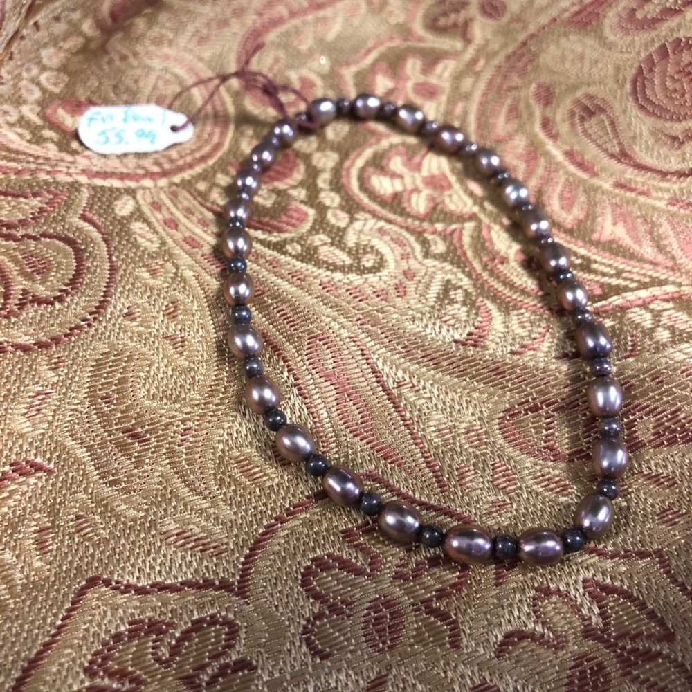 Purple Pearl Bracelet